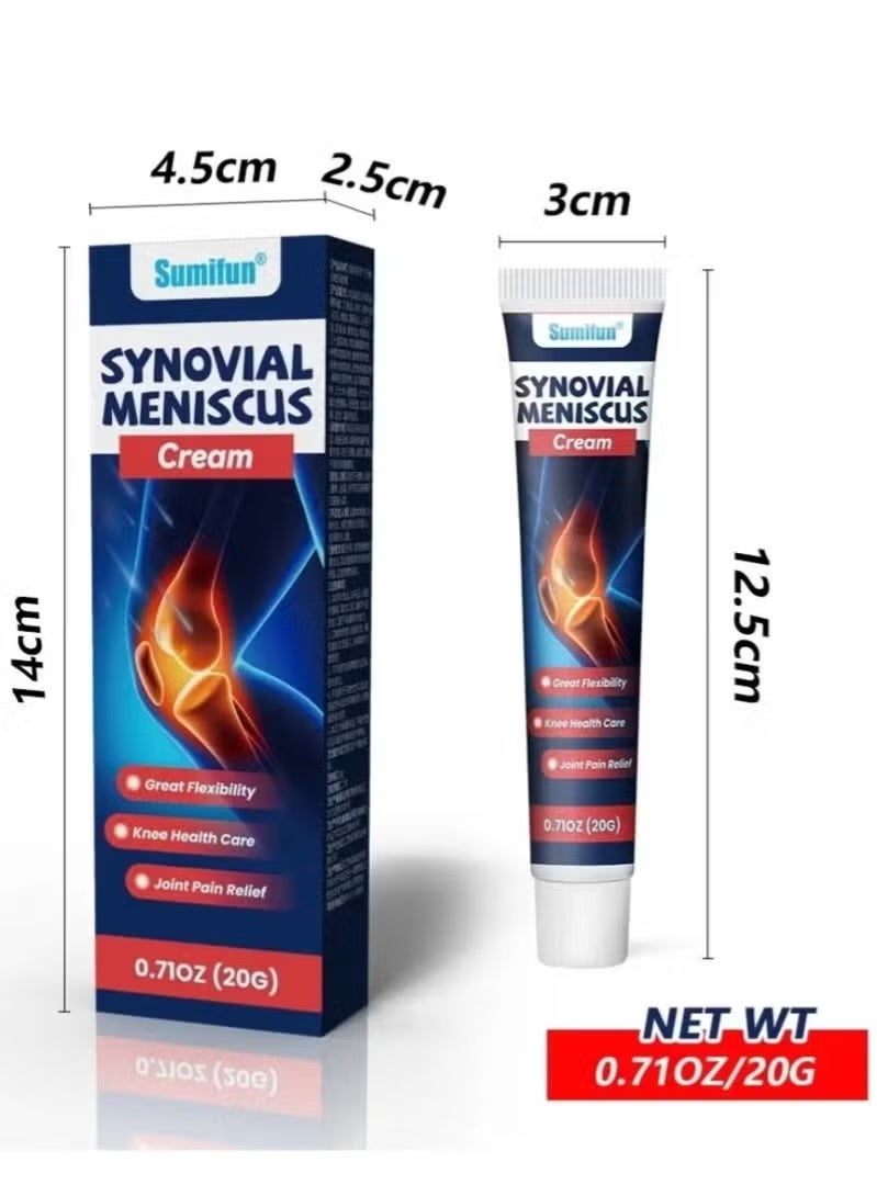 Sumifun Synovial Meniscus Cream Meniscus Pain Relief Cream Joint Pain Relief Cream Knee Care Cream for Joint Care Treatment Gel Pain Relief Cream Joint and Bone Therapy Cream Soothing Joint Cream 20g - Image 4